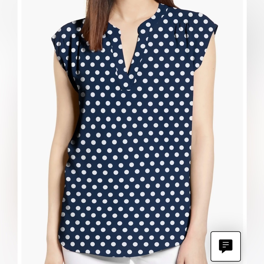 Gibson x International - Women's Day Ruthie Split Neck Blouse - Size Large